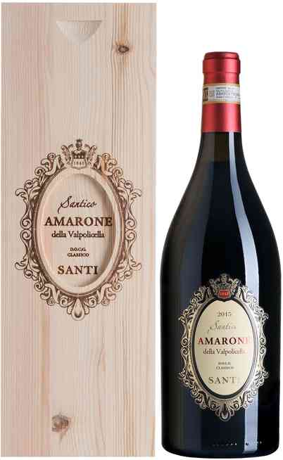 Magnum 1,5 Liters Amarone della Valpolicella Classico "SANTICO" DOCG in Wooden Box