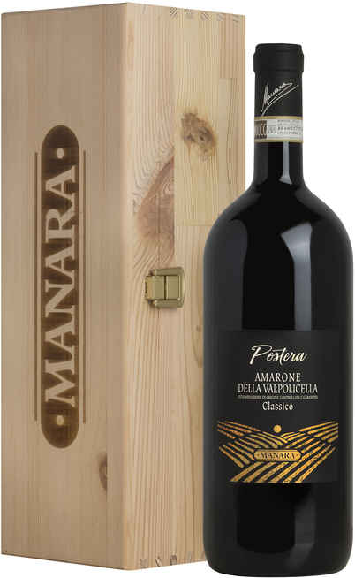 Magnum 1,5 Liters Amarone "Postera" DOCG  in Wooden Box [Manara]