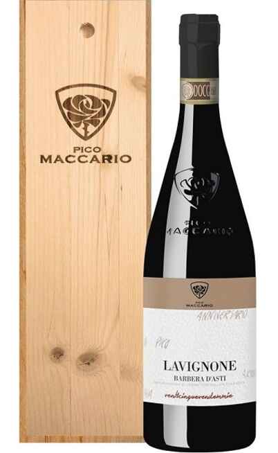 Magnum 1,5 Liters Barbera d'Asti "Lavignone" DOCG in Wooden Box [PICO MACCARIO]