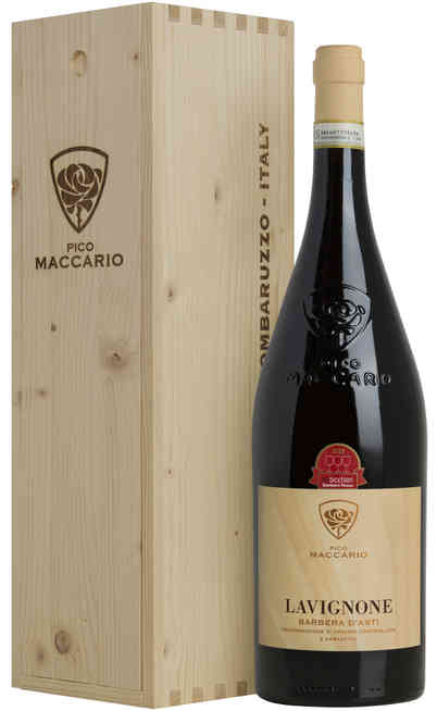 Magnum 1,5 Liters Barbera d'Asti "Lavignone" DOCG in Wooden Box