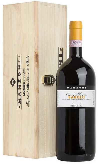 Magnum 1,5 Liters Barolo DOCG 2012 "Castelletto" in Wooden Box [Manzone Giovanni]