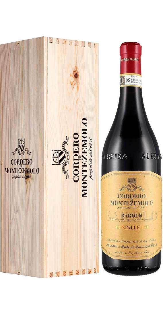 Magnum 1,5 Liters Barolo MONFALLETTO DOCG in Wooden Box