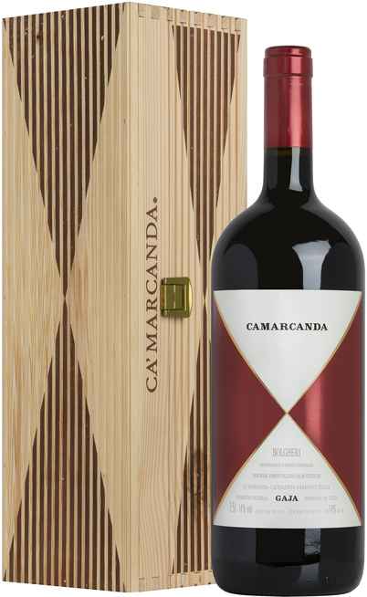 Magnum 1,5 Liters Bolgheri "CAMARCANDA" DOC in Wooden Box [Cà Marcanda Gaja]