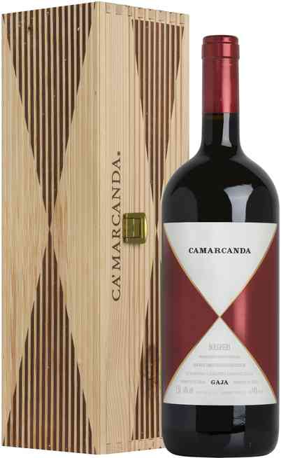 Magnum 1,5 Liters Bolgheri "CAMARCANDA" DOC in Wooden Box