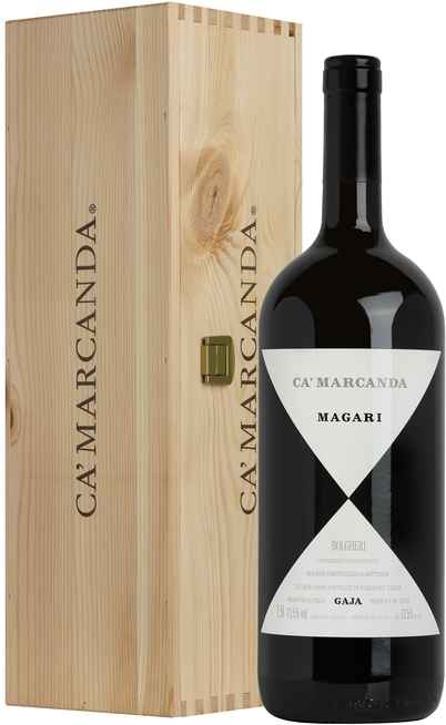 Magnum 1,5 Liters Bolgheri "MAGARI" DOC in Wooden Box [Cà Marcanda Gaja]
