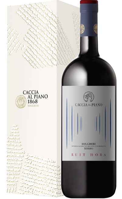 Magnum 1,5 Liters Bolgheri Rosso “Ruit Hora” DOC in Box [Caccia al Piano 1868]