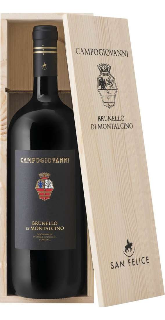 Magnum 1,5 Liters Brunello di Montalcino "CAMPOGIOVANNI" 2016 DOCG in Wooden Box