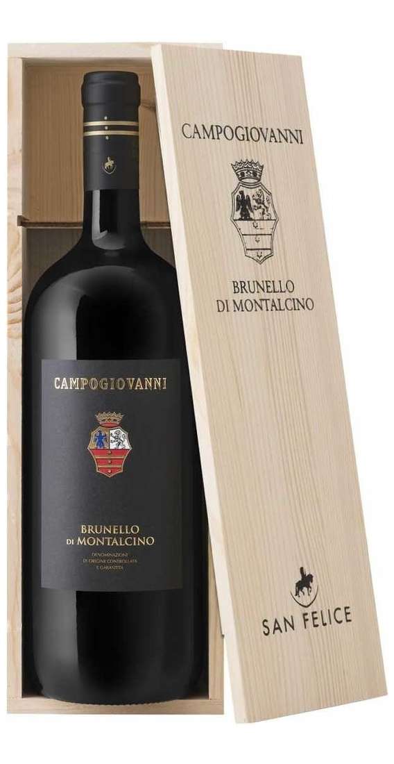 Magnum 1,5 Liters Brunello di Montalcino CAMPOGIOVANNI 2019 DOCG in Wooden Box