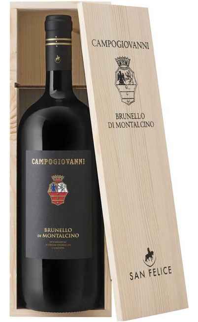 Magnum 1,5 Liters Brunello di Montalcino CAMPOGIOVANNI 2019 DOCG in Wooden Box [SAN FELICE]
