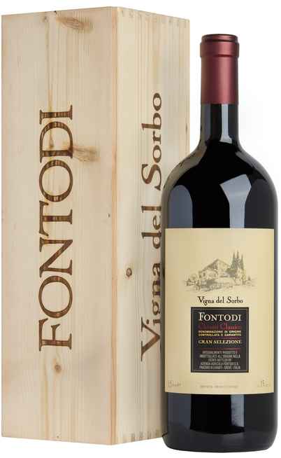 Magnum 1,5 Liters Chianti Gran Selezione "Vigna del Sorbo" DOCG BIO in Wooden Box [FONTODI]