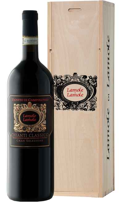 Magnum 1,5 Liters Chianti Gran Selezione "Vigneto di Campolungo" DOCG in Wooden Box [Lamole di Lamole Santa Margherita]