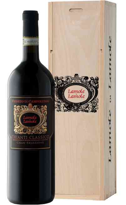 Magnum 1,5 Liters Chianti Gran Selezione "Vigneto di Campolungo" DOCG in Wooden Box