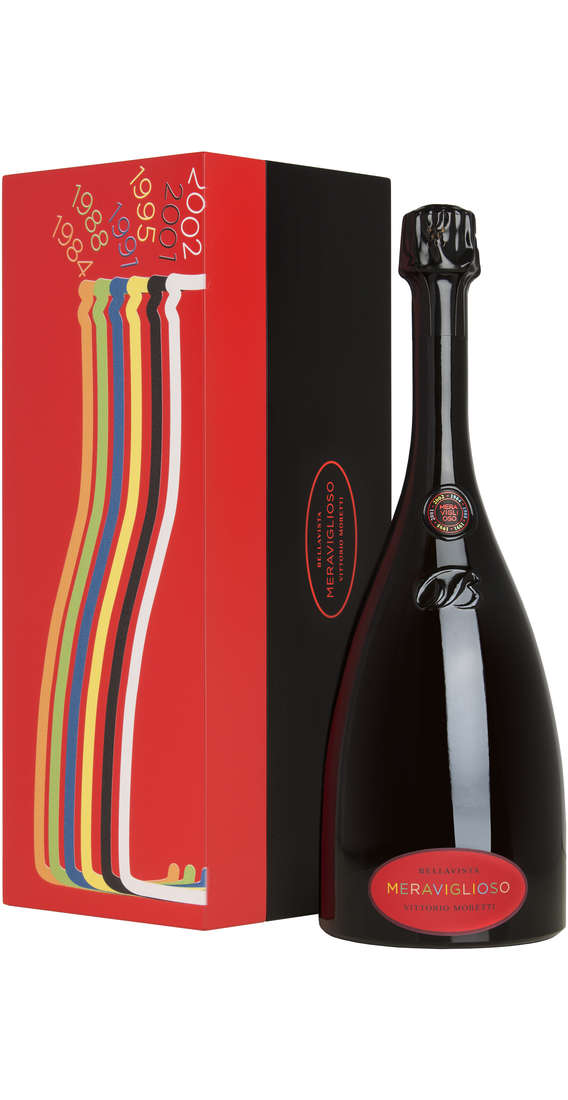 Magnum 1,5 Litri Franciacorta “MERAVIGLIOSO Vittorio Moretti” Extra Brut DOCG Astucciato 