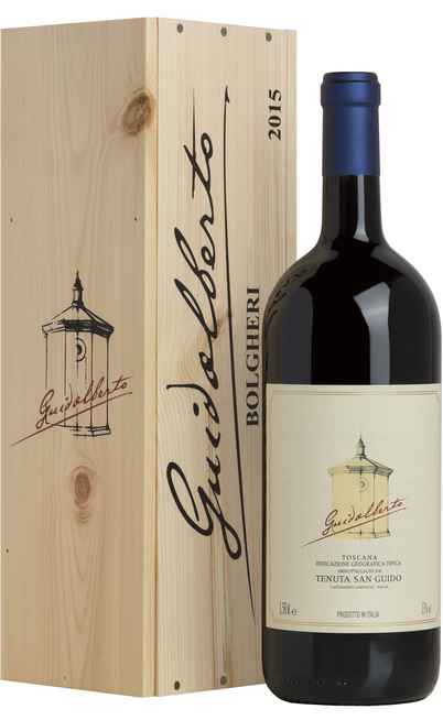 Magnum 1,5 Liters Guidalberto In Wooden Box [Tenuta San Guido]