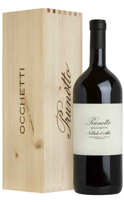 Magnum 1,5 Liters Langhe Nebbiolo "OCCHETTI" DOC in Wooden Box [Antinori Prunotto]