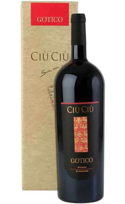 Magnum 1,5 Liters Rosso Piceno Superiore GOTICO DOP BIO VEGAN in Box [CIU CIU]