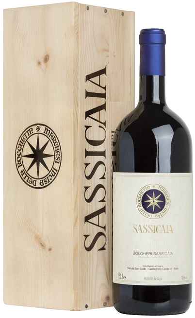 Magnum 1,5 Liters Sassicaia 2017 in Wooden Box [Tenuta San Guido]