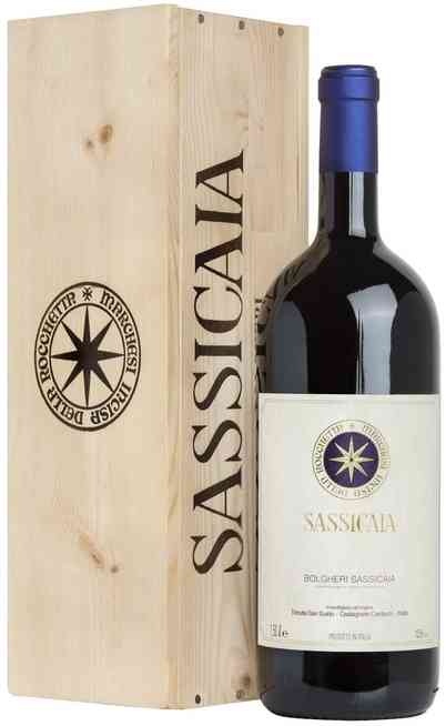 Magnum 1,5 Liters Sassicaia 2017 in Wooden Box