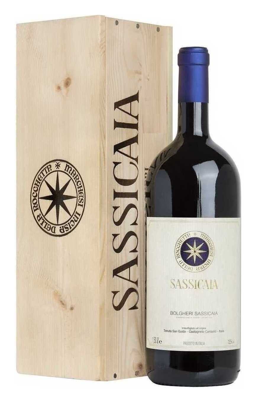 Magnum 1.5 Liters Sassicaia 2023 in wooden case, , Tenuta San