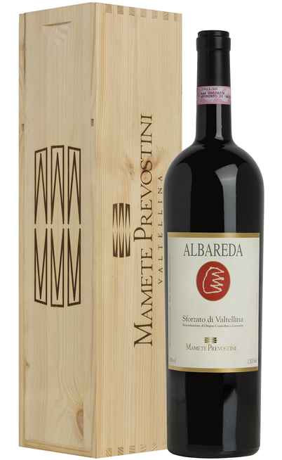 Magnum 1,5 Liters Sforzato di Valtellina ALBAREDA DOCG in Wooden Box [Mamete Prevostini]