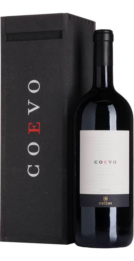 Magnum 1,5 Liters Toscana "COEVO" in Wooden Box