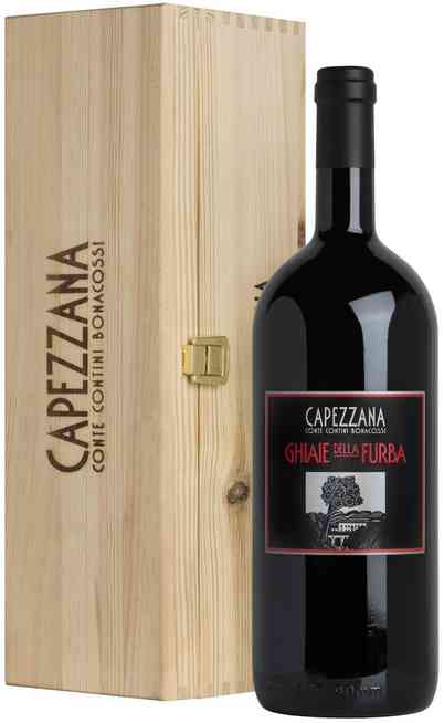 Magnum 1,5 Liters Toscana Rosso "GHIAIE DELLA FURBA" BIO in Wooden Box