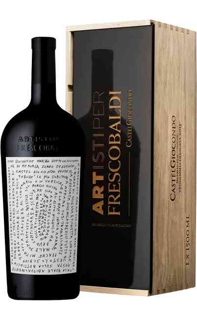 Magnum 1,5 Litres Brunello di Montalcino 2015 DOCG Artistes pour Frescobaldi dans une caisse en bois