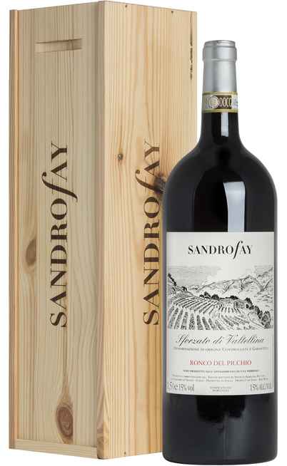 Magnum 1,5 Litres Sforzato "RONCO DEL PICCHIO" DOCG en Coffret Bois [Sandro Fay]