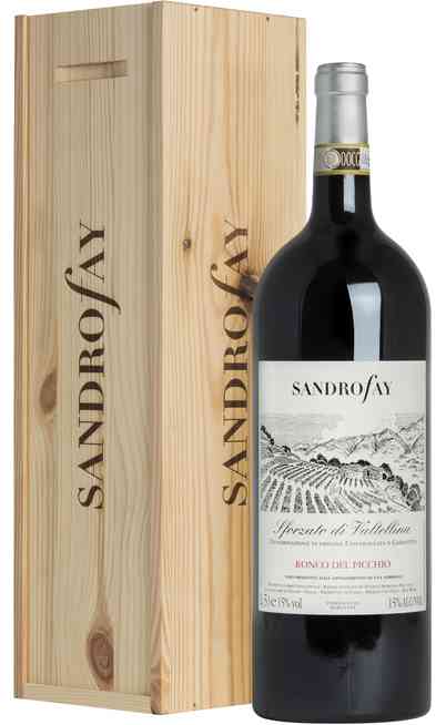 Magnum 1,5 Litres Sforzato "RONCO DEL PICCHIO" DOCG en Coffret Bois