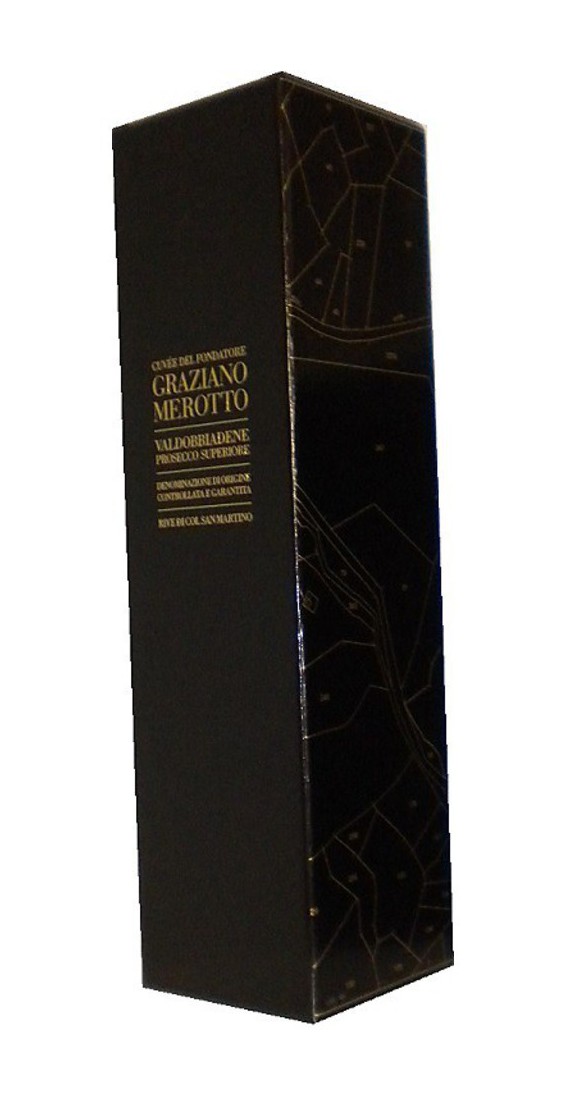 Magnum 1,5 Litres Valdobbiadene Prosecco Superiore Brut Rive Cuvée del Fondatore "Graziano Merotto" DOCG Coffret