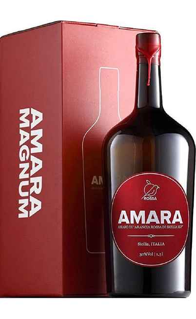 Magnum 1,5 Litri "AMARA" AMARO DI ARANCIA ROSSA Astucciato [AMARA]