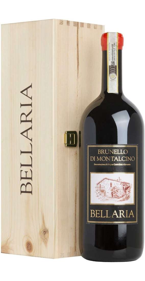 Magnum 1,5 Litri Brunello di Montalcino 2015 DOCG "Bellaria" in Cassa Legno