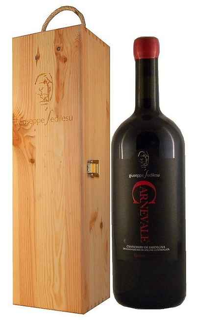 Magnum 1,5 Litri Cannonau di Sardegna Riserva "CARNEVALE" DOC BIO in Cassa Legno [Giuseppe Sedilesu]