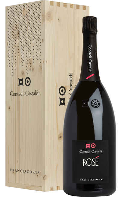 Magnum 1,5 Litri Franciacorta Brut Rosé DOCG in Cassa Legno [Contadi Castaldi]