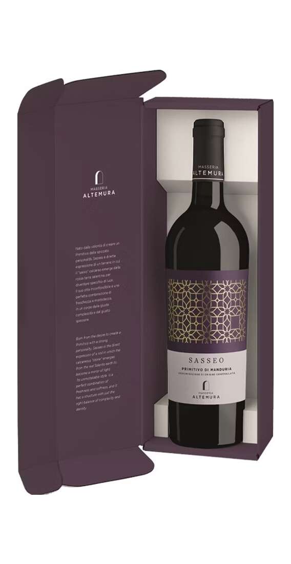 Magnum 1,5 Litri Primitivo di Manduria SASSEO DOC Astucciato