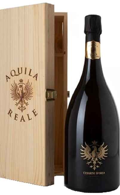 Magnum 1,5 Litri Spumante Metodo Classico AQUILA REALE RISERVA DOC in Cassa Legno [CESARINI SFORZA]