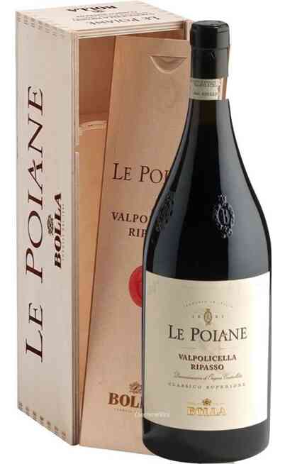 Magnum 1,5 Litri Valpolicella Ripasso Superiore "LE POIANE" DOC in Cassa Legno Magnum 1,5 Litri Valpolicella Ripasso Superiore "LE POIANE" DOC in Cassa Legno
