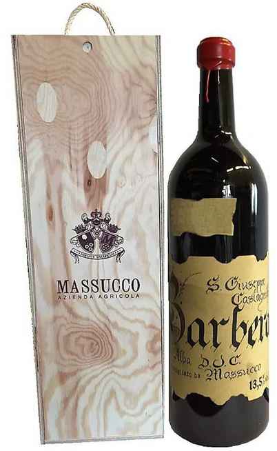 Magnum 12 Liter Barbera d'Alba DOC in Holzkiste [Massucco]