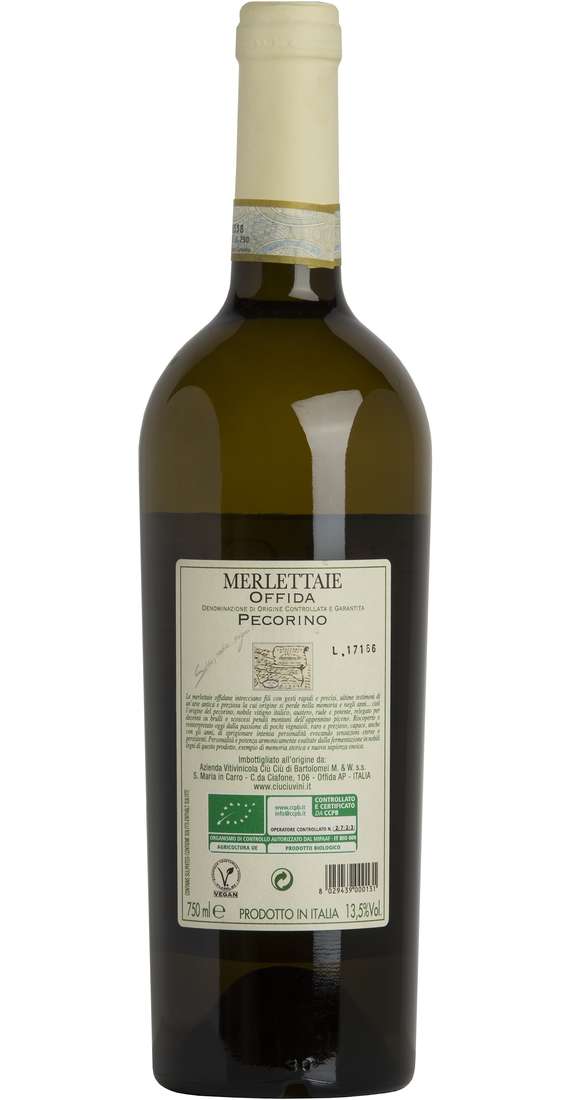 Offida Pecorino MERLETTAIE DOCG BIO VEGAN