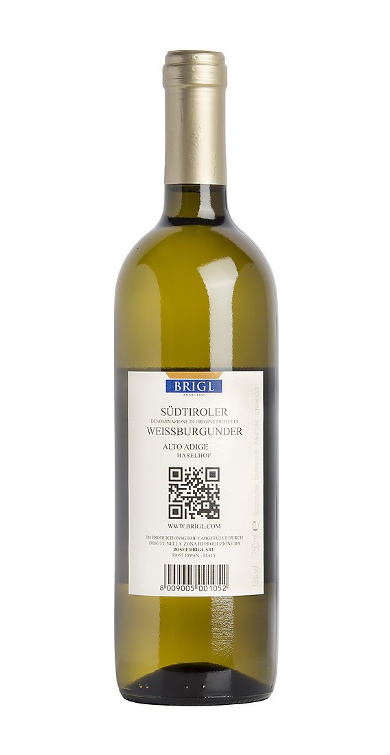 Pinot Bianco "Vigna Haselhof" Sudtirol DOP