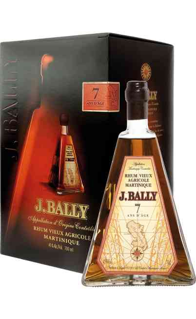 RUM VIEUX AGRICOLE J. BALLY PYRAMIDE 7 ANS Verpackt