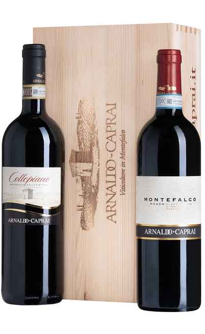 Sagrantino e Rosso Montelfalco In Cassa di Legno [Arnaldo Caprai]