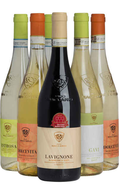 Selection 6 Piedmontese Wines [PICO MACCARIO]