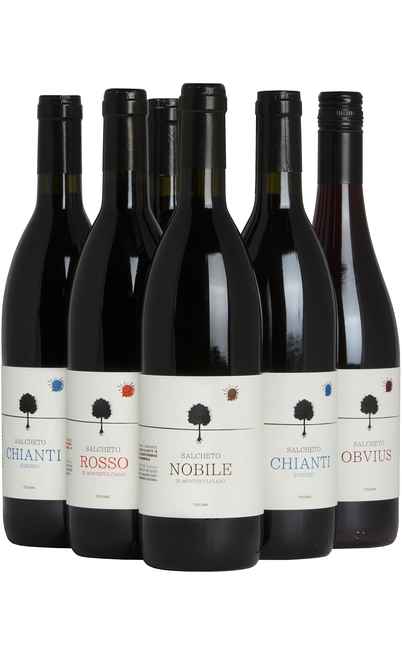 Selection 6 Tuscan Wines [Salcheto]