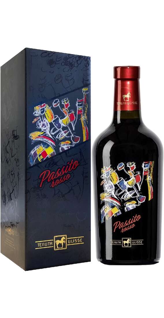 Ulisse Passito Rosso verpackt