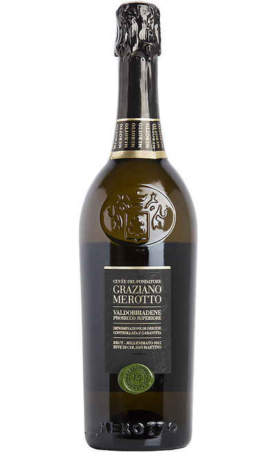 Valdobbiadene Prosecco Superiore Brut Rive Cuvée del Fondatore  "Graziano Merotto" DOCG [Merotto]