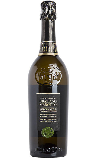 Valdobbiadene Prosecco Superiore Brut Rive Cuvée del Fondatore  "Graziano Merotto" DOCG