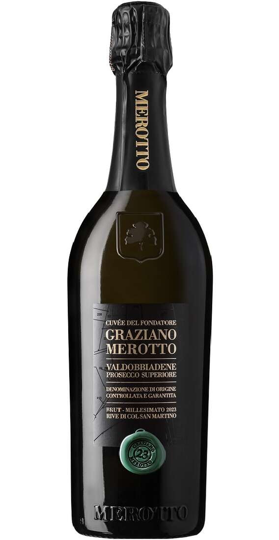 Valdobbiadene Prosecco Superiore Brut Rive Cuvée del Fondatore „Graziano Merotto“ DOCG