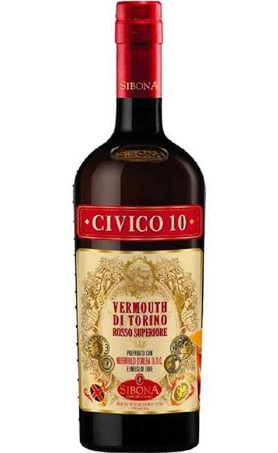 VERMOUTH DI TORINO ROSSO SUPERIORE "CIVICO 10" [Sibona]