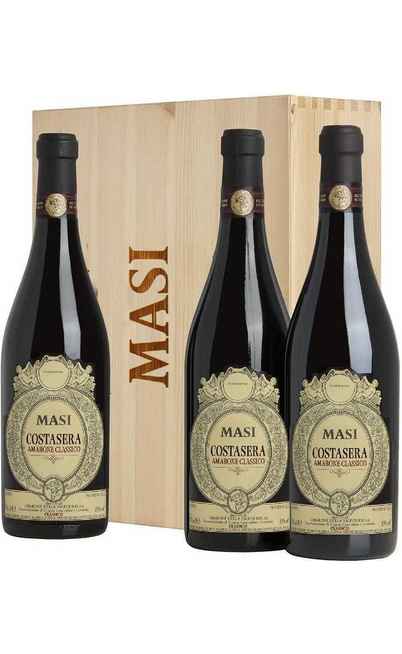 Vertical Amarone Valpolicella "Costasera" 2016-17-18 en caisse bois [MASI]